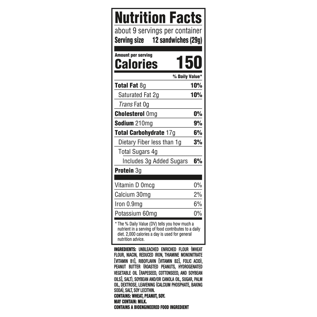 Ritz PEANUT BUTTER / 8.8 Ounce (Pack of 1) / 1 Sandwich