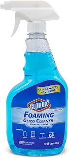 Clorox Foaming Glass Cleaner Trigger Spray, Fresh Scent, 23 Oz