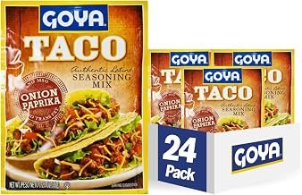 Goya Foods Taco Seasoning Mix, 1.25 Ounce (Pack of 24)