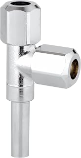 GROHE 41007000 WAS T-Shape Piece DN 10 Chrome-Plated, 3/8 inch