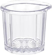 Winco 2 oz Clear Plastic Syrup Pitcher (Set of 24)