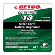 FastDraw 13 Green Earth Natural Hard Surface Degreaser Concentrate by Betco – 67.6 Fl Oz (Pack of 1), Green