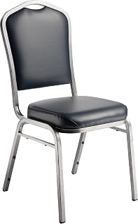 National Public Seating NPS 9300 Series Deluxe Vinyl Upholstered Stack Chair