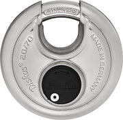 ABUS 20/70 KA Diskus Padlock, Extreme High Security Disk Lock, Keyed Alike (KA)