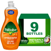 Palmolive Ultra Antibacterial Liquid Dish Soap, 20 Ounce, 9 Pack