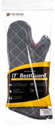 Carlisle FoodService Products Black / 17" (Pack of 1) / 1 Oven Mitts