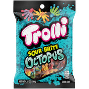 Brite Octopus Gummy Candy by Trolli – 4.25 Ounce (Pack of 12), Orange, Pack of 12, Model 10020709012316