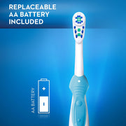 Deep Clean Battery Powered Toothbrush Replacement Brush Heads Refill by Oral-B – 1 Count (Pack of 2), Nylon, White, Pack of 2, Model 3742786