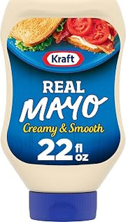 Kraft Mayonnaise, Creamy & Smooth, 22 fl oz Bottle