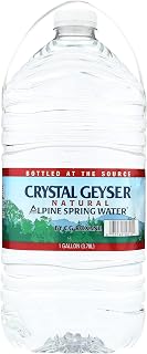 Crystal Geyser Alpine Spring Water, 1 Gal Bottle, 6/Carton