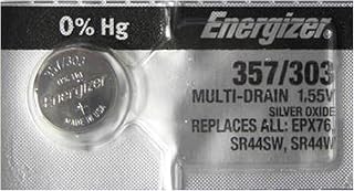 Energizer 357 / 303 SR44 AG13 Silver Oxide Watch Battery