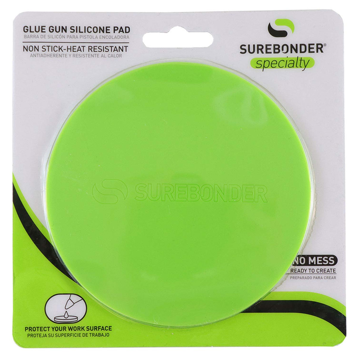 Glue Gun Silicone Pad - 4" diameter by Surebonder – 4", Silicone, Multicolor, Model 6104