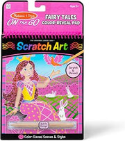 Melissa & Doug On The Go Scratch Art Color-Reveal Activity Pad - Fairy Tales