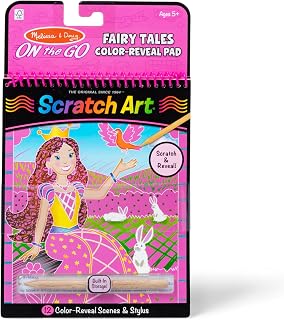 Melissa & Doug On The Go Scratch Art Color-Reveal Activity Pad - Fairy Tales