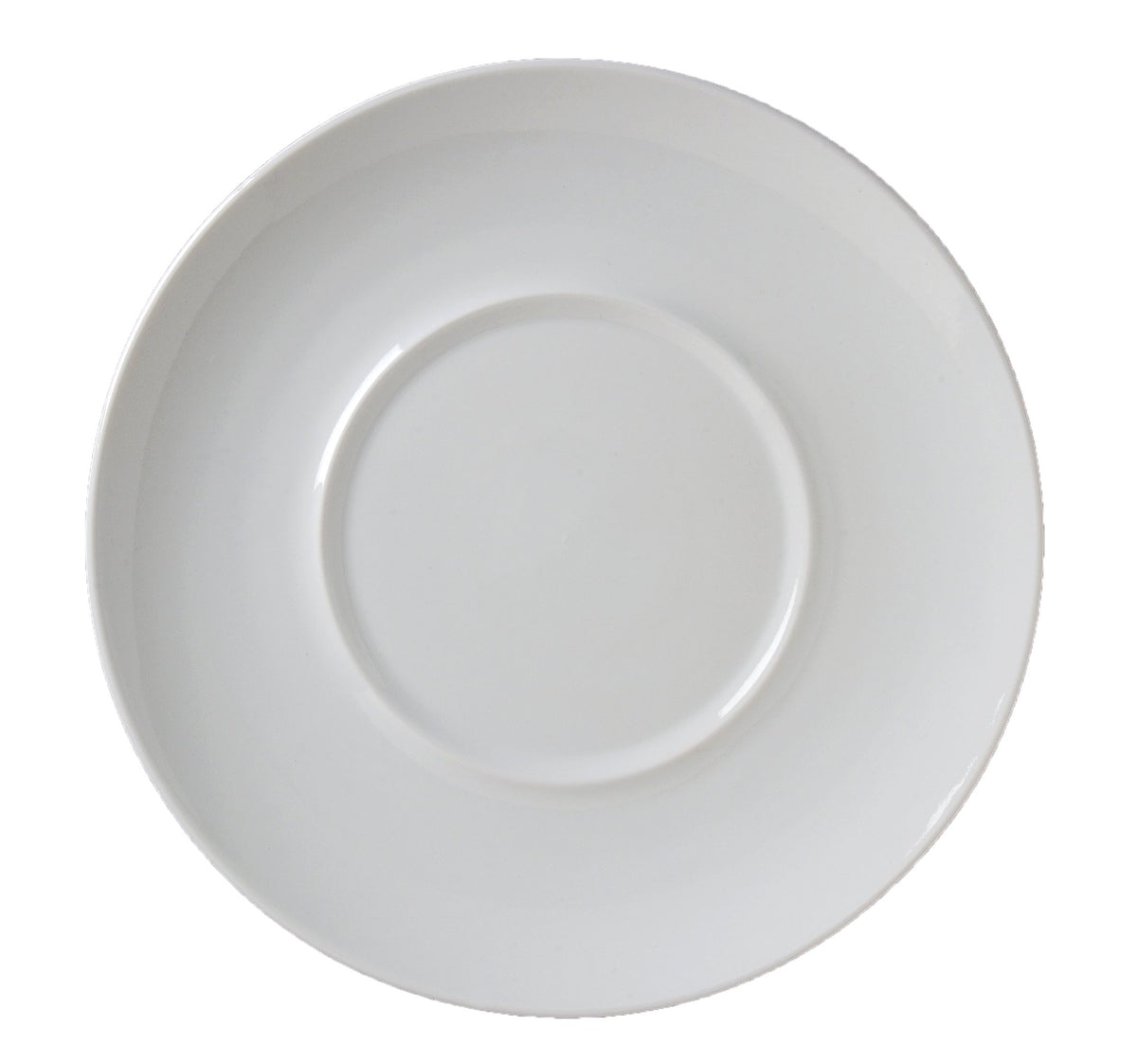 Signature Petite Portion Plate with 5-1/2" Well by Vertex China – Porcelain, Porcelain White, Pack of 12, Model ARG-205V