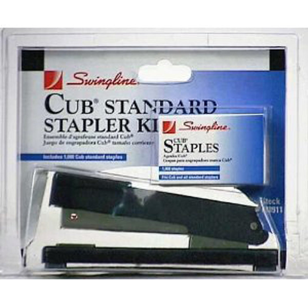 Cub Stapler Half-Strip Desk by Swingline – Metal, Black, Model S7078911P
