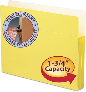 SMEAD SMD73223 Expanding Wallet with Hook and Loop, 2-Inch Expansion, 11-3/4 x 9-1/2 Inches, Redrope (SMD77142)