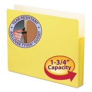 SMD73223 - 73223 Yellow Colored File Pockets by SMEAD – Letter, Colored stock, Yellow, Model 25759