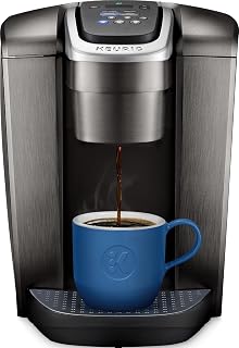Keurig K-Elite Single Serve K-Cup Pod Coffee Maker, with Strength and Temperature Control, Iced Coffee Capability, 8 to 12oz Brew Size, Programmable, Brushed Slate