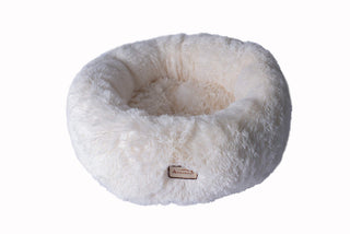 Cuddle Bed Model by Armarkat – Medium, Fabric, White, Model C70NBS-M