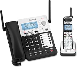 AT&T Sb67138 Dect 6.0 Phone/answering System, 4 Line, 1 Corded/1 Cordless Handset