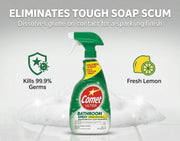 Bathroom Cleaner Spray - 32 oz - 2 pk by Comet – 32 Fl Oz (Pack of 2), Pack of 2, Model SNS-002B