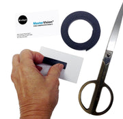 MasterVision 1 / 1" x 4' / Black Magnetic Tape