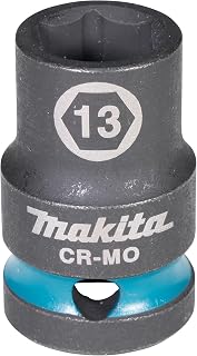 Makita E-16097 Impact Socket 1/2 Inch SW13 Short Impact Black