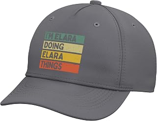 I'm Elara Doing Elara Things Funny Personalized Quote Adjustable Baseball Hat