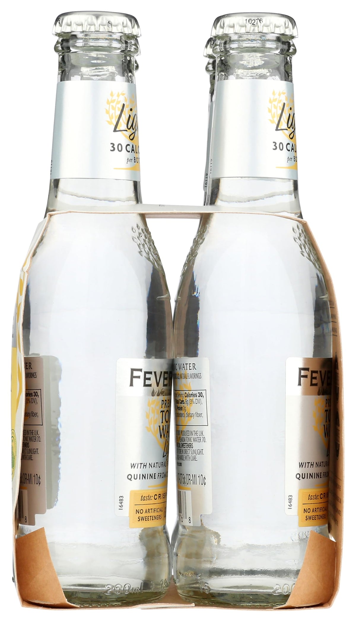 Lite Tonic Water 4 Pack by Fever-Tree – 6.8 Fl Oz (Pack of 4), Pack of 4, Model 898195001175