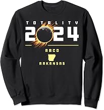 Abco Arkansas 2024 Total Solar Eclipse Sweatshirt