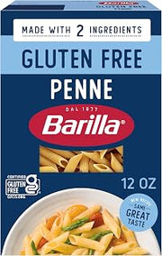 Barilla Gluten Free Penne Pasta, 12 Ounce - Non-GMO Gluten Free Pasta Made with 2 Ingredients