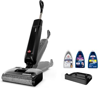 Bissell CrossWave Reach Plus Wet Dry Vacuum and Mop, 4506F | Vacuums, mops, and sanitizes together, self-dries in a hot air dock, and reaches flat under furniture and to the edge.