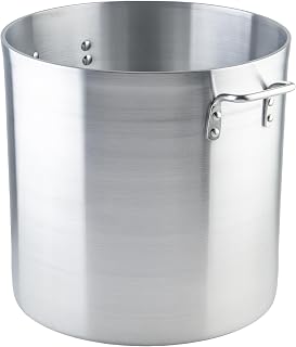 Winco 6.0mm Aluminum Stock Pot, 40-Quart, Medium | Great for Stocks, Soups, Pasta and Batch Cooking