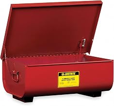 Justrite 27311 18-Gauge Coated Steel Bench Top Rinse Tank