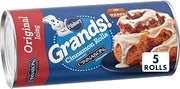 Pillsbury Grands! Cinnamon Rolls, Cinnabon, Original Icing, 5 ct, 17.5 oz