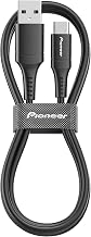 PIONEER 3.25 FT USB A to USB C Charging Cable, CarPlay, Android Auto | Silicone, CarPlay & Fast Charging, iPhone & Android Compatible, Wired Apple CarPlay & Android Auto