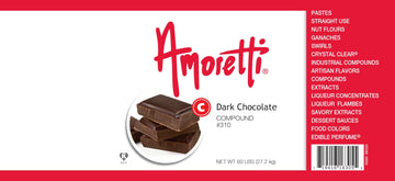 Dark Chocolate Compound 2.2 lbs - Natural Flavors by Amoretti – 2.2 Pound