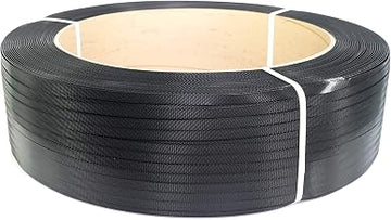 PAC Strapping 48H.50.2172 1/2" Heavy Duty Hand Grade Black Polypropylene Strapping, 7,200' Length