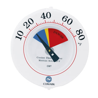 Wall Mounted Cooler Thermometer by Comark – 6 inch, Model CWT