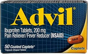 Advil Caplets 50 Ct (12 Pack)