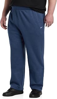 Reebok Big and Tall Performance Athletic-Fit Fleece Pants Collegiate Navy