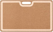 Epicurean 23.5 Inch Big Game Cutting Board, Nutmeg/Natural | Microplastic free, Professional-grade butcher block with an easy-carry handle and deep juice groove for tailgating or kitchen