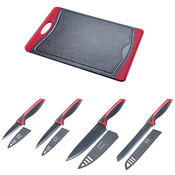 Kitchen Utensil Set Plastic Chopping Board Knife by Westmark – 5er Schneid-/Messer-Set, plastic, Pack of 5, Model 145222E6