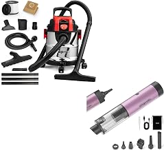 Shop-Vac 3 Gallon 4.0 HP Wet/Dry Vacuum with Blower Function and S4 Mini Car Vacuum Cordless (Purple)