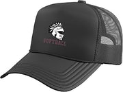 Curtis High School Warriors Softball Trucker Hat with Adjustable Mesh Back