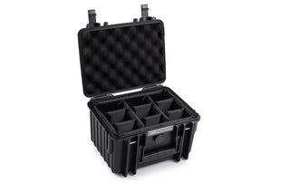 Type 2000 Outdoor Case with RPD Insert by B&W International – Type 2000, 6.6 liters, Other, Black, Model 2000/B/RPD