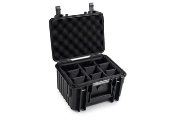 Type 2000 Outdoor Case with RPD Insert by B&W International – Type 2000, 6.6 liters, Other, Black, Model 2000/B/RPD