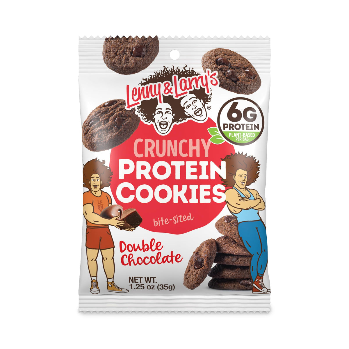 Lenny & Larry's Double Chocolate / 1.25 Ounce (Pack of 12) / Holiday Chocolate Chip