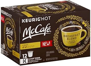 McCafe McCafé Breakfast Blend Coffee K-Cups, 12-Count Retail Box (Pack of 2)